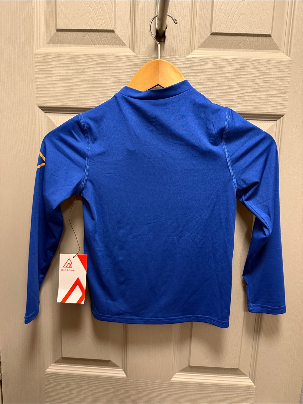 Ripzone Kids' Long Sleeve Royal Blue Rashguard - Picture 4 of 5